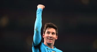 PHOTOS: Masterful Messi's late double sinks Arsenal