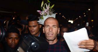 First Look: France football legend Zidane in Mumbai