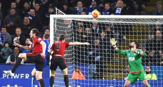 EPL PHOTOS: Leaders Leicester drop points even after 22 shots on goal!