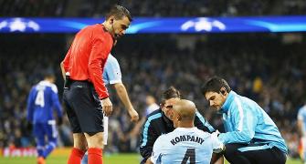 City expect injured Kompany to be out for a month