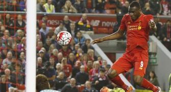 EPL PIX: Benteke salvages point for Liverpool; Norwich go down