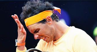 The saddest moment of Nadal's career was...