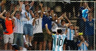 PHOTOS: Messi magic puts Argentina back on World Cup track