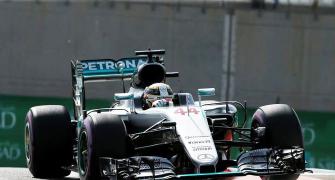 Hamilton fastest in Abu Dhabi practice