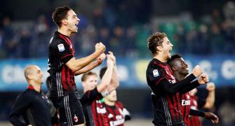 Serie A: AC Milan beat Verona, climb to joint third