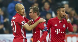 Champions League PIX: Bayern crush PSV; PSG down Basel