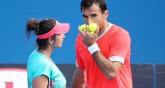 Indians at US Open: Sania wins; Paes, Bopanna crash out of doubles