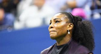 PHOTOS: When Serena was hit by a double whammy