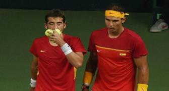 Davis Cup: Nadal/Lopez beat Paes/Myneni as Spain lead 3-0