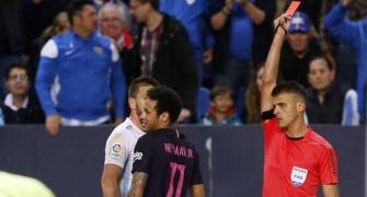 Barca's Neymar to miss Clasico after receiving three-match ban