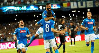 Champions League: Napoli beat nine-man Nice; Celtic thump Astana