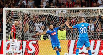 Watch: Napoli, Sevilla in Champions League while Balotelli makes drama