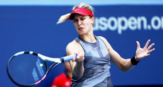 Bouchard falls again at US Open as lawsuit continues