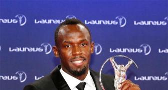 PHOTOS: Bolt wins top honour at Laureus for record-equalling 4th time!