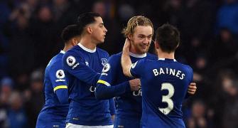 Manchester City's title hopes hit by Everton teens