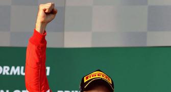PHOTOS: Vettel wins in Australia, Hamilton second