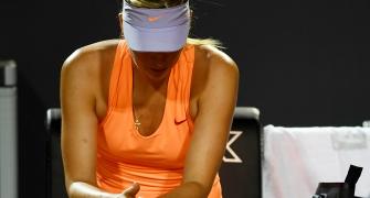 Sharapova retires hurt in Rome, Wimbledon main draw hopes hit