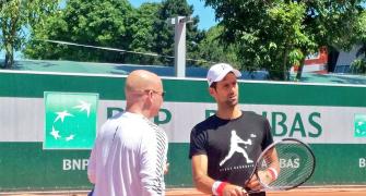 First Look: Djokovic working on finding lost mojo with coach Agassi