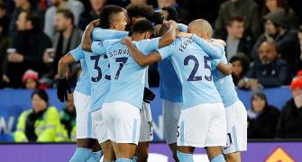 EPL PIX: Manchester clubs win again; Arsenal and Chelsea cruise