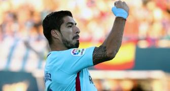 PHOTOS: Suarez inspires Barca, Real and Atletico in derby stalemate