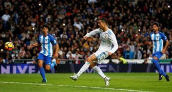 La Liga: Ronaldo rebound gives Real nervy win at home to Malaga
