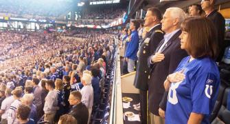 US Vice Prez exits NFL game after players kneel during anthem