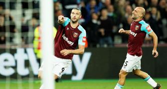EPL PIX: Super-sub Carroll snatches late draw for Hammers against Stoke