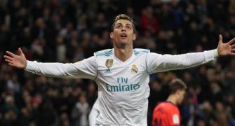 Football Briefs: Ronaldo hits hat-trick; Bayern extend dominance