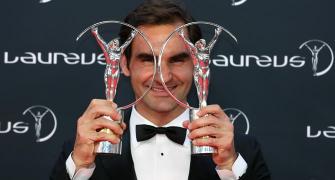 PHOTOS: Grand double for Federer at Laureus Awards