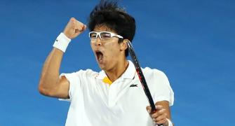 Chung gives Djokovic a taste of his own medicine