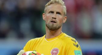 Super Schmeichel proud of Danes despite World Cup shootout loss