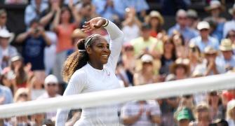 PHOTOS: Serena trounces Goerges, sets up Kerber final at Wimbledon