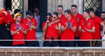 PHOTOS: Heroes welcome for Belgium on World Cup return