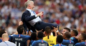 France coach and players react to World Cup victory
