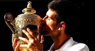 PHOTOS: Djokovic outclasses Anderson to win fourth Wimbledon title