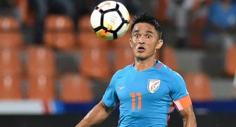 Never dreamt of playing 100 matches for India: Chhetri