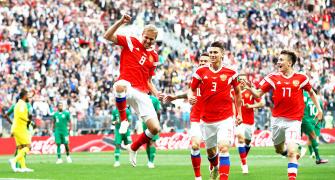 PHOTOS: Rampant Russia pummel Saudis 5-0 in World Cup opener