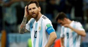 Stressed Messi enduring a World Cup of nightmares
