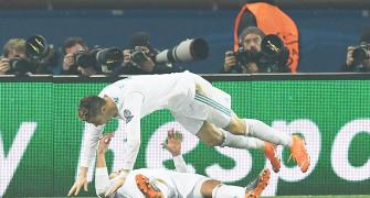 PHOTOS: Real Madrid, Liverpool stroll into Champions League quarters