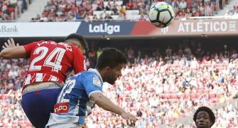 Football Briefs: Atletico surrender unbeaten home league record with Espanyol loss