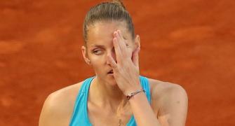 Tennis Roundup: Pliskova damages umpire's chair; Nadal cruises