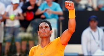 Rampant Nadal beats Djokovic, meets Zverev in Rome final