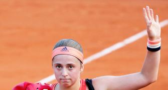 Flustered Champion Ostapenko falls at first French Open hurdle