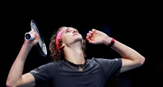 PIX: Uproar as Zverev stuns Federer to reach ATP Finals title match