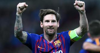 PHOTOS: Maestro Messi fires Barcelona to win at Spurs
