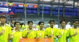Indian shuttlers win five medals in Asia Junior championship