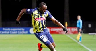 Bolt fires two goals in Australia's Central Coast Mariners trial