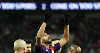 EPL PHOTOS: Emotional Mahrez seals points for Man City at Tottenham