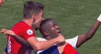 La Liga: Real's Vinicius bitten by Atletico player in reserve derby