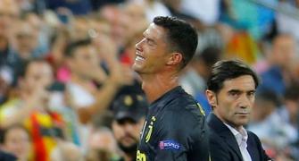 PHOTOS: Ronaldo sees red as Juventus beat Valencia